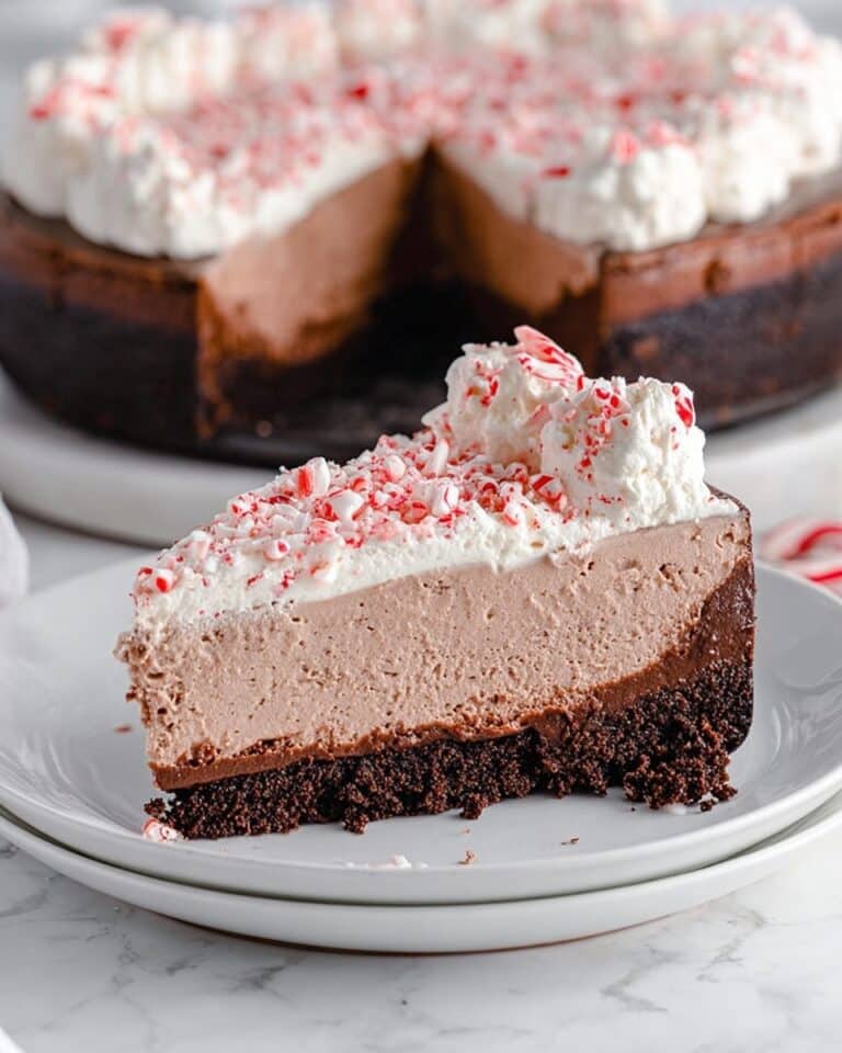 Chocolate Peppermint Mousse Pie Recipe