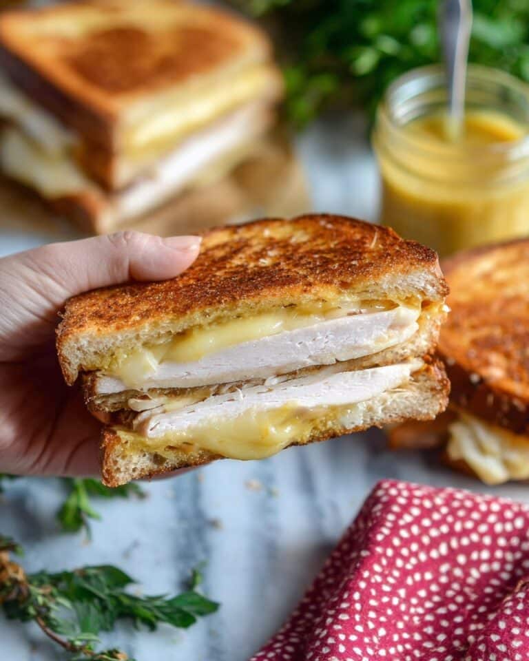 Turkey Dijon Melt Sandwiches Recipe