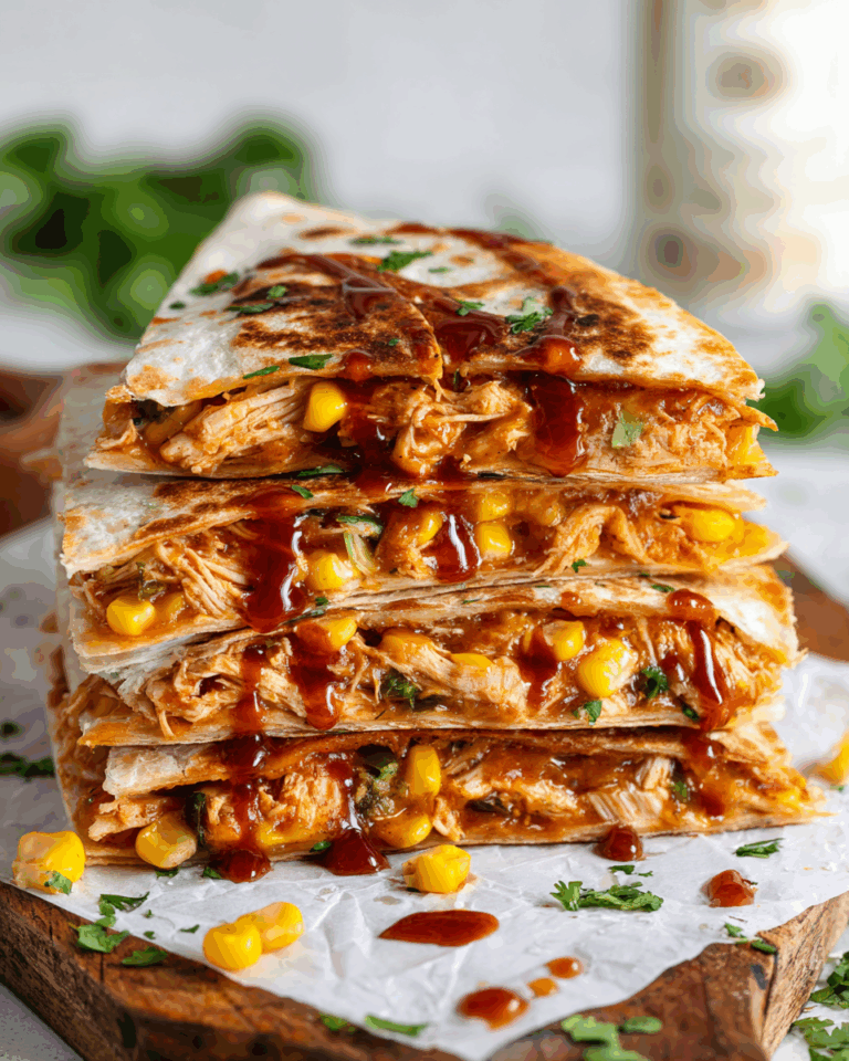 BBQ Chicken Quesadillas – The Perfect Easy Dinner Idea Recipe