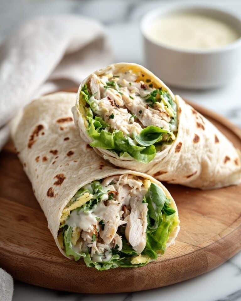 Chicken Caesar Wraps Recipe