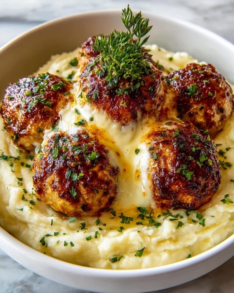 Parmesan Cloud Chicken Bombs with Creamy Parmesan Sauce Recipe