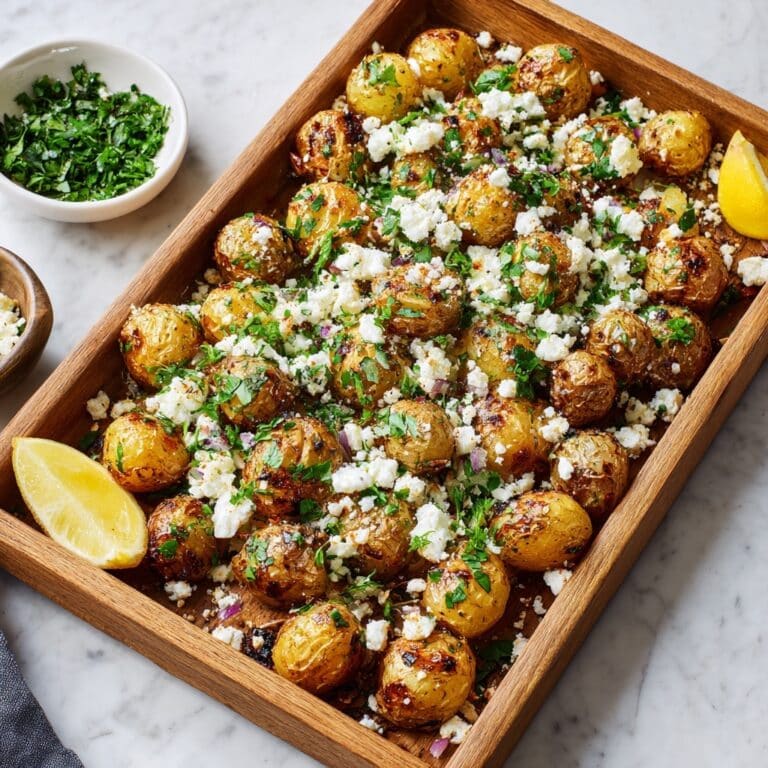 Baked Feta Potatoes with Lemon Recipe