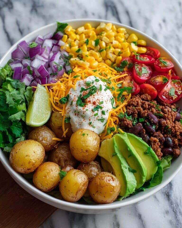 Loaded Potato Taco Bowl Recipe