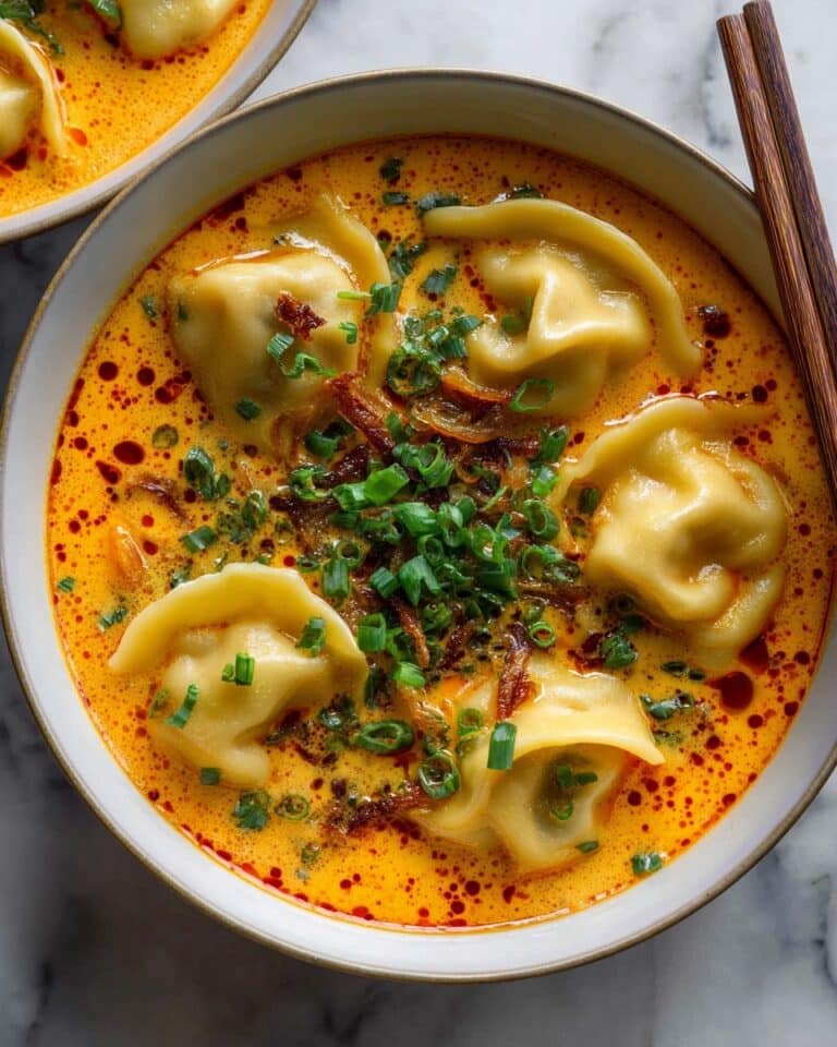 Quick Coconut Curry Soup with Vegan Dumplings Recipe