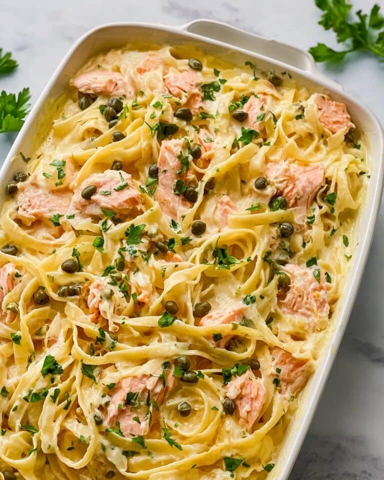 Healthier Smoked Salmon Linguine Recipe