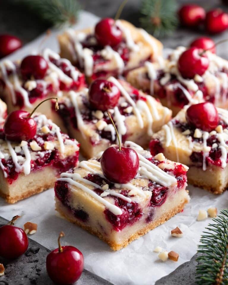 Christmas Cherry Bars Recipe