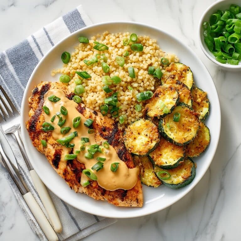Creamy Lemon Butter Chicken with Crispy Zucchini Delight Recipe