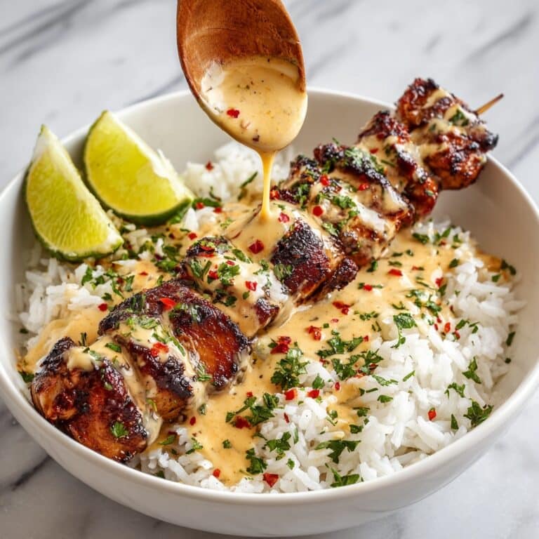 Sweet Chili Chicken Bowl with Coconut Lime Drizzle Recipe