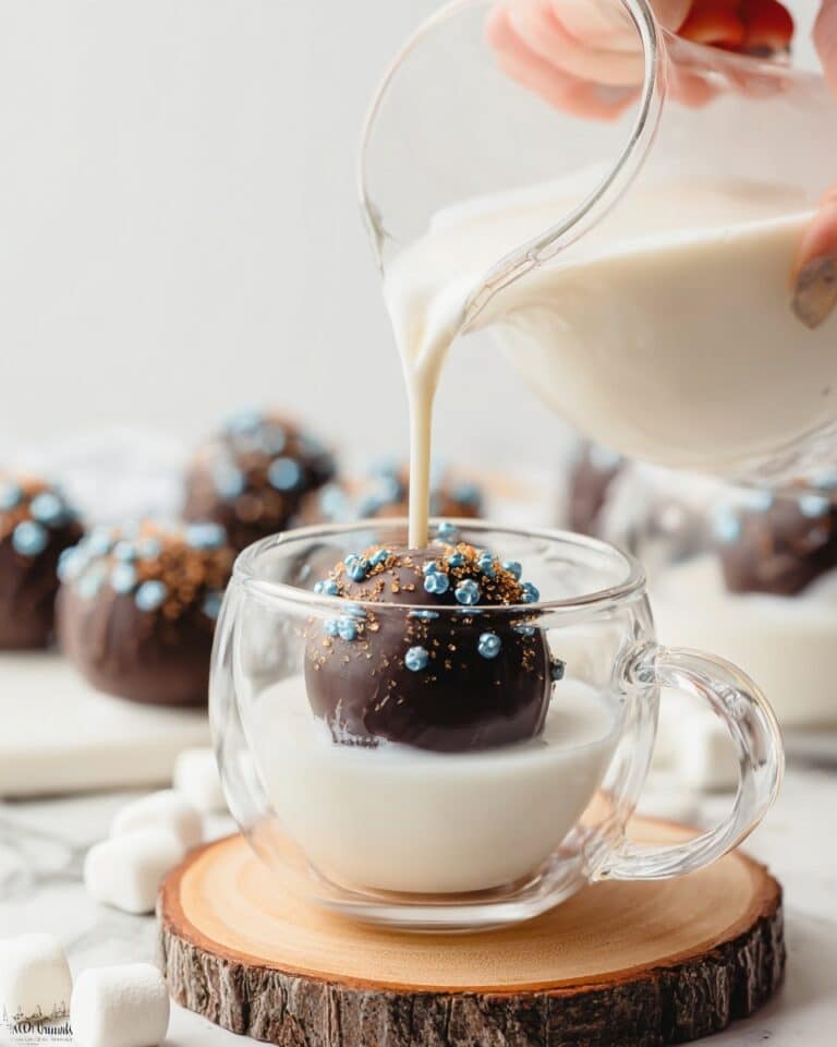 Cosmic Brownie Hot Chocolate Bombs Recipe