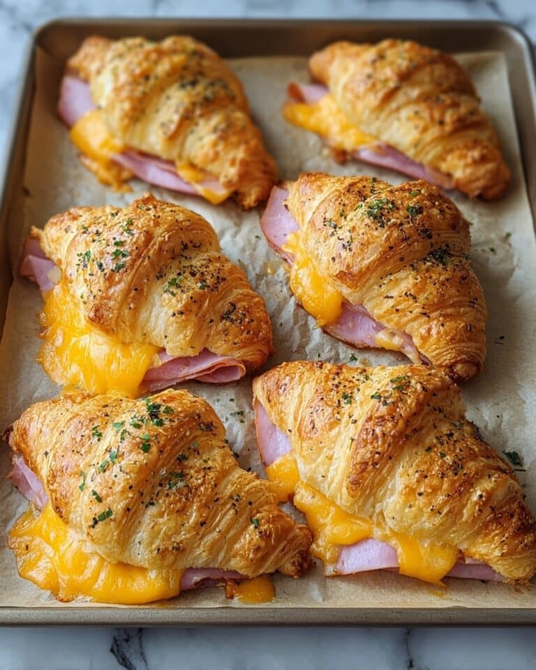 Ham and Cheddar Crescent Roll-Ups Recipe