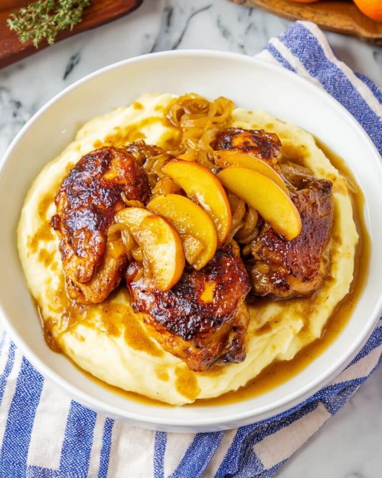 Crockpot Apple Cider Chicken Thighs Recipe