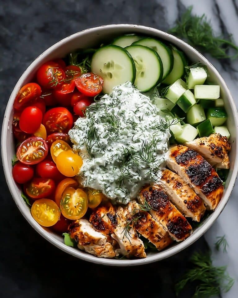 Chicken Tzatziki Bowls Recipe