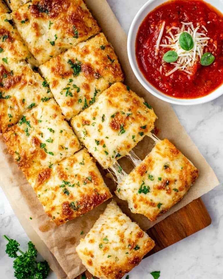 Crispy and Cheesy Garlic Parmesan Focaccia Bread Recipe