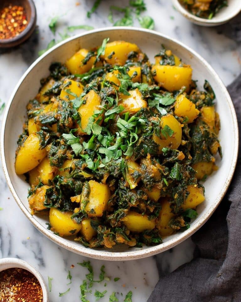 Aloo Palak (Potato and Spinach Curry) Recipe
