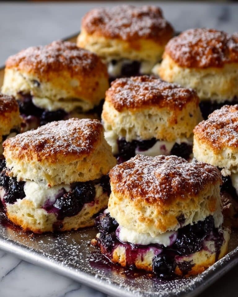 Blueberry Biscuits with Lemon Glaze Recipe