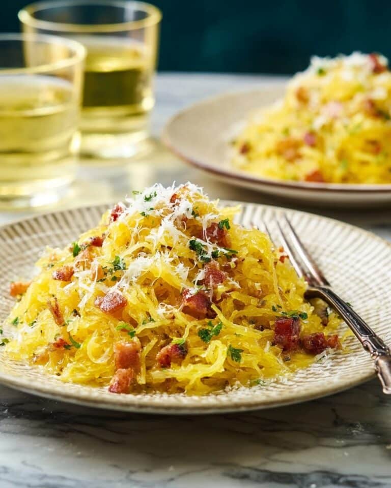 Spaghetti Squash Carbonara Recipe