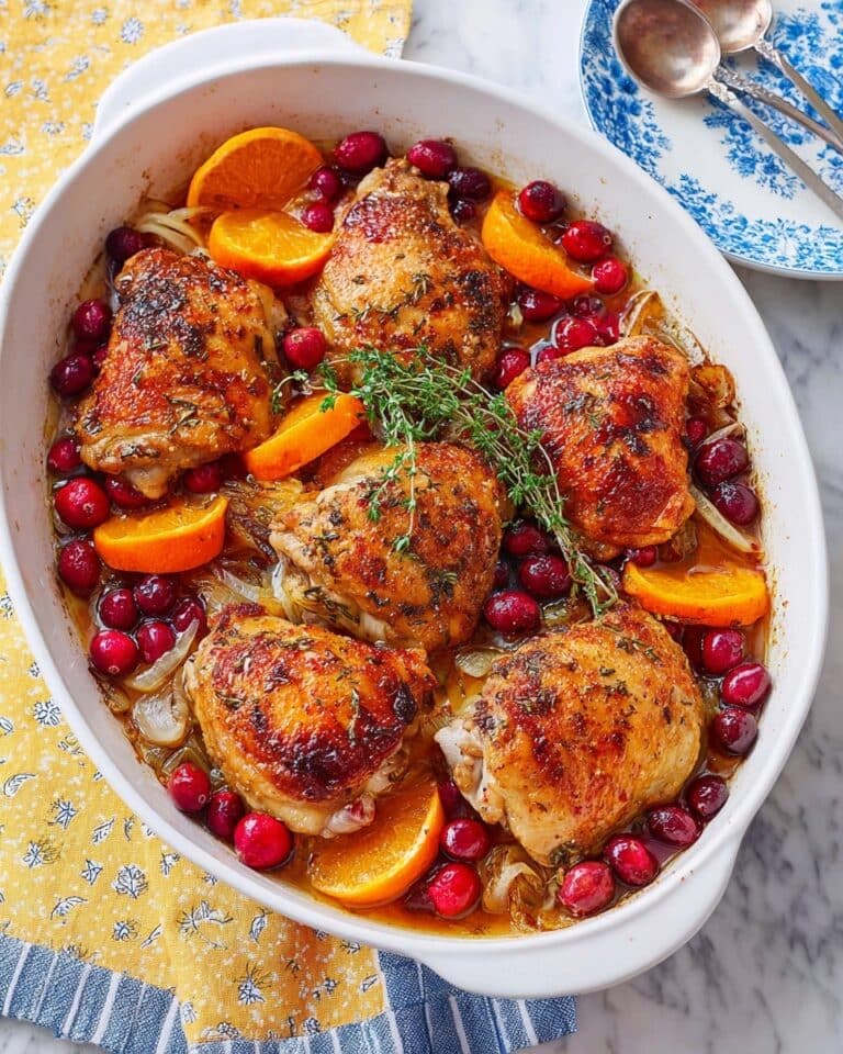 Cranberry Orange Glazed Chicken Recipe