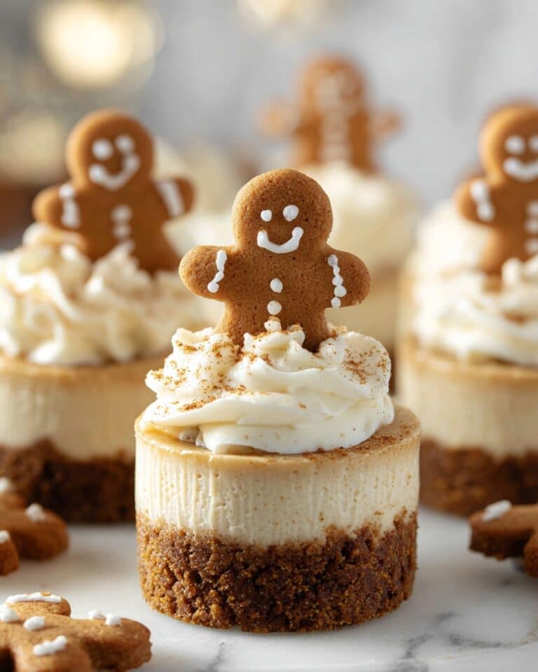 No-Bake Gingerbread Cheesecake Cups Recipe