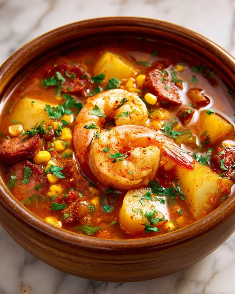 Spicy Shrimp and Chorizo Chowder with Creamy Coconut Broth Recipe