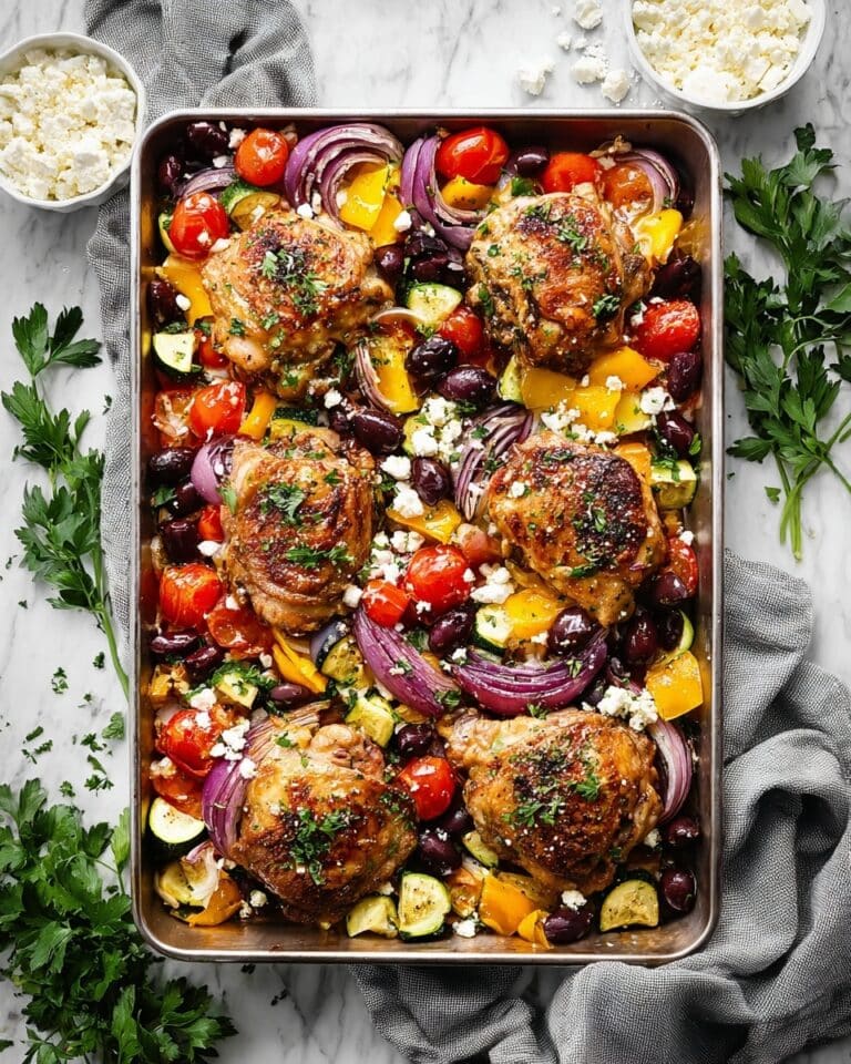 Sheet Pan Greek Chicken and Veggies Recipe