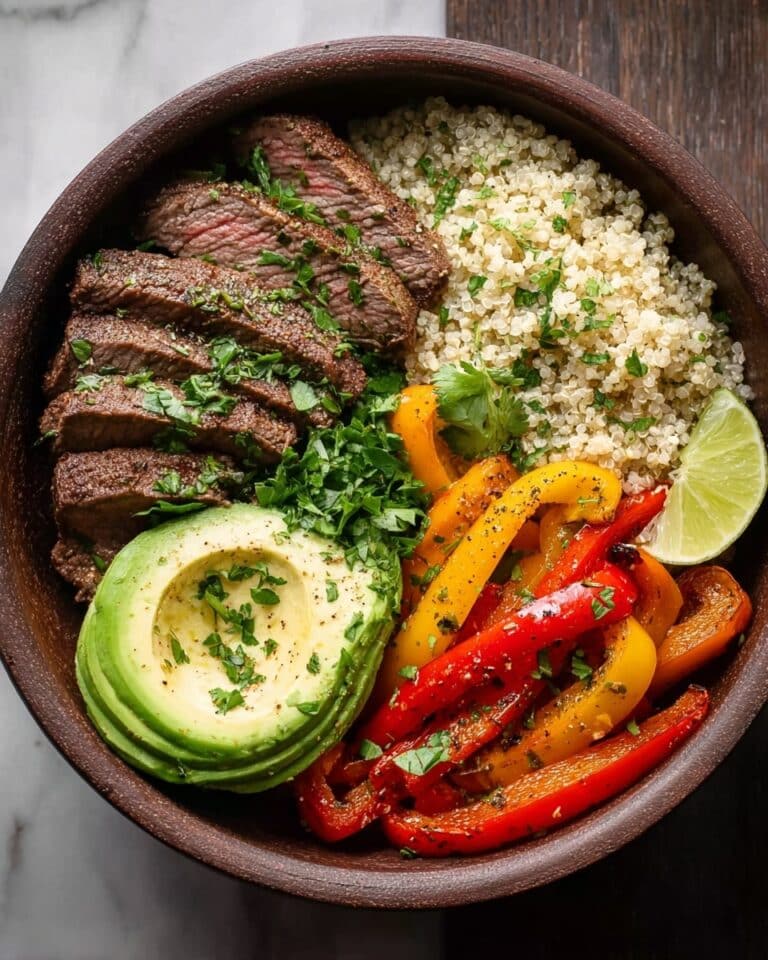 Low Carb Steak Fajita Bowl Recipe