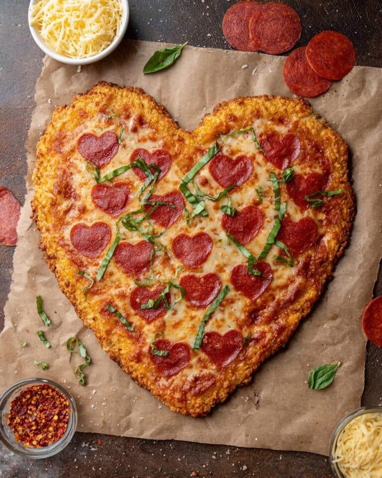 Heart Shaped Pizza (Cute Valentine’s Day Dinner) Recipe