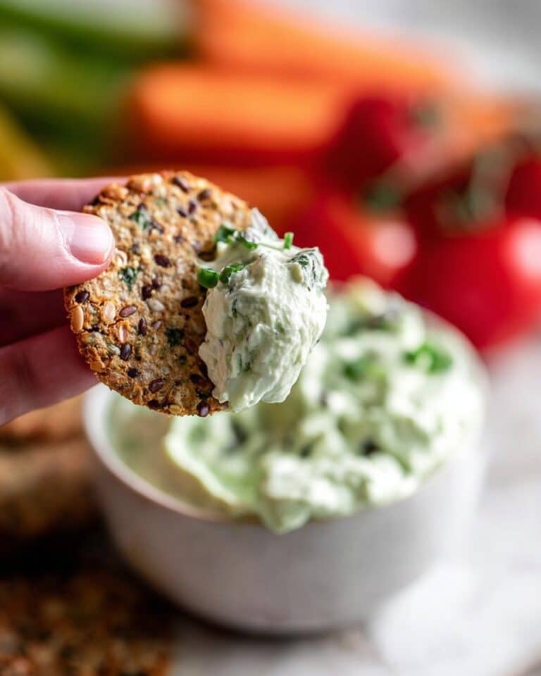 5 Minute Green Goddess Ricotta Cheese Dip Recipe