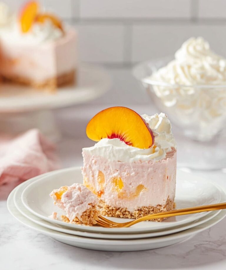 Peach Chiffon Pie Recipe