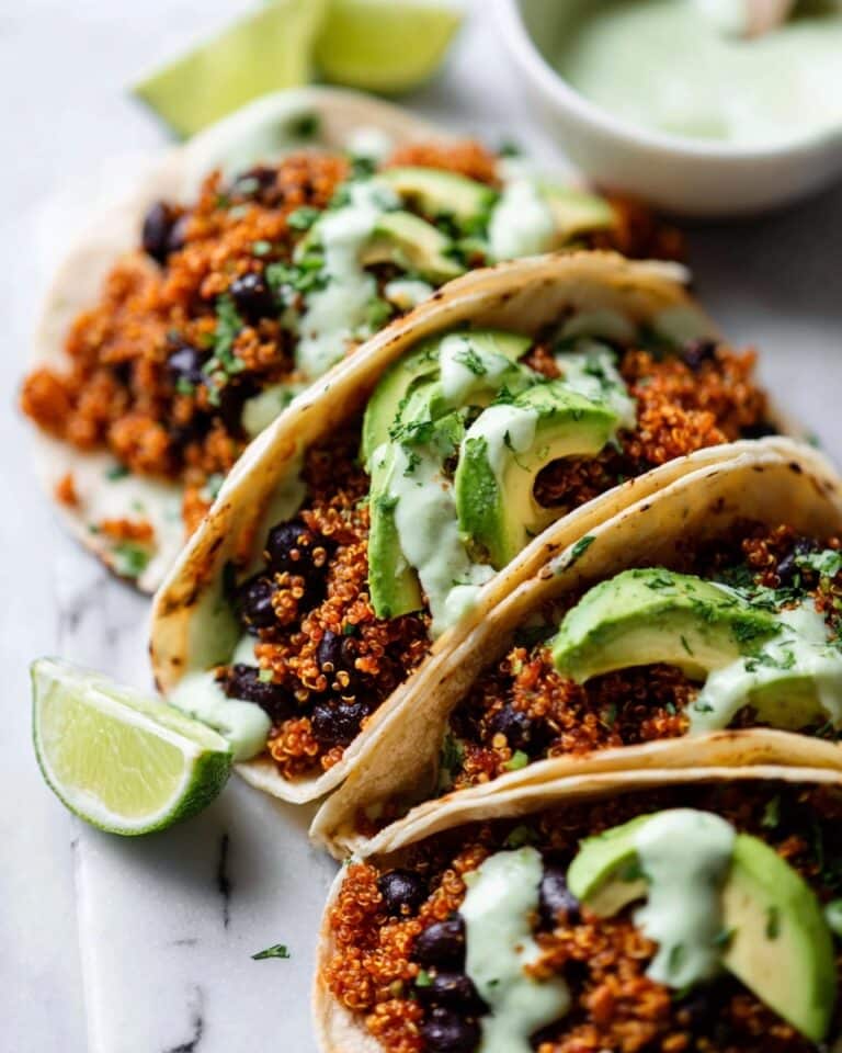 Black Bean Quinoa Tacos Recipe