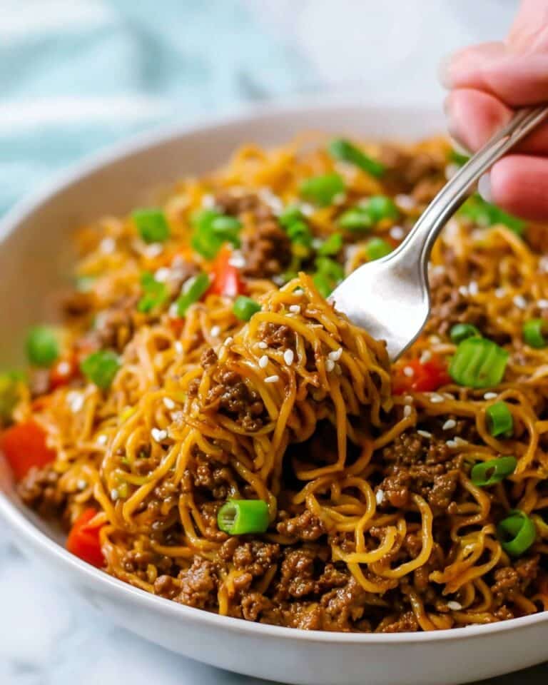 Slow Cooker Beef Ramen Noodles Recipe