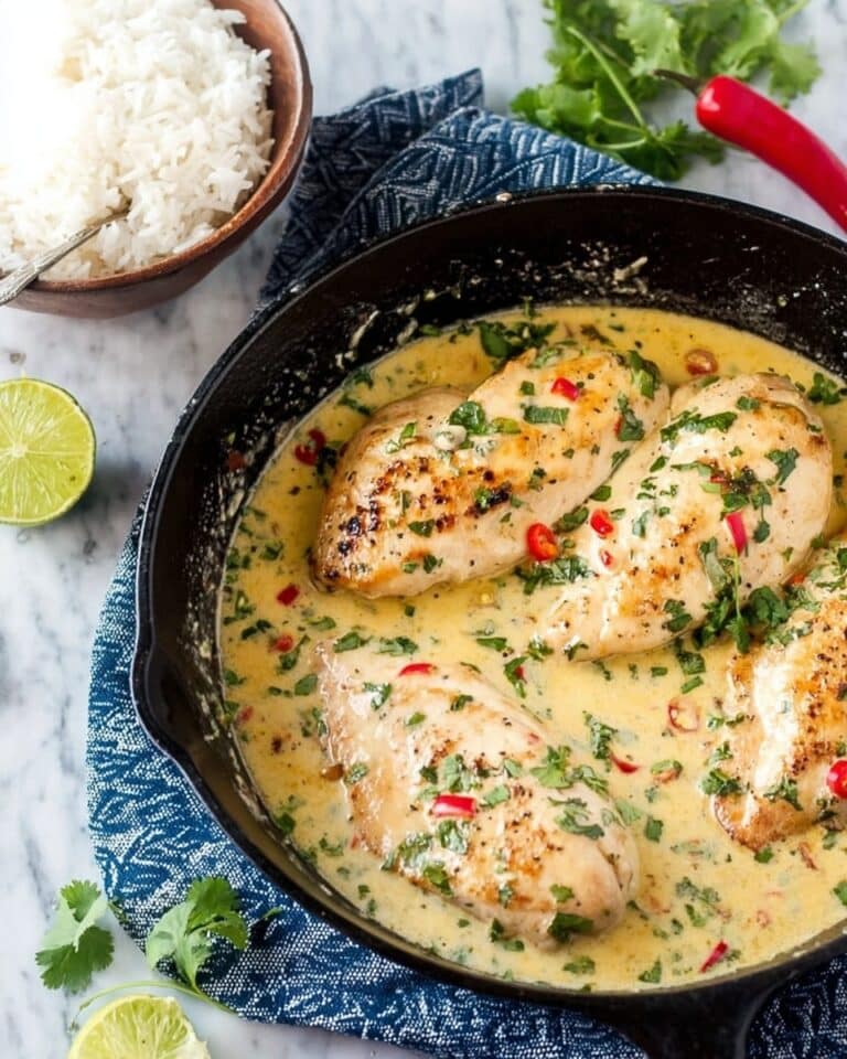 Creamy Coconut Lime Chicken Recipe