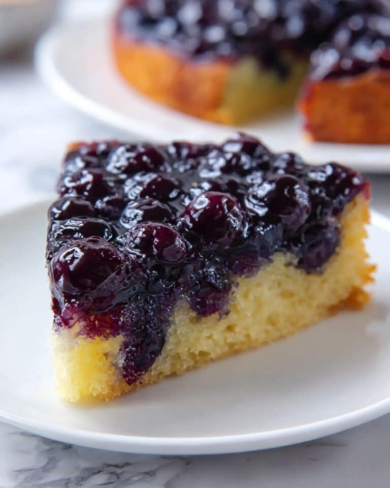 Best Homemade Blueberry Upside Down Cake Recipe