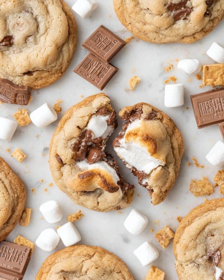 Gooey S’mores Cookies Without Eggs Recipe