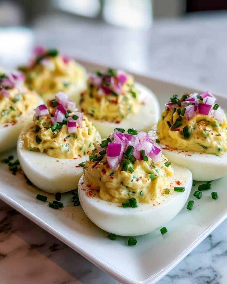 Pickled Onion Deviled Eggs: 7 Irresistible Flavor Bombs Recipe