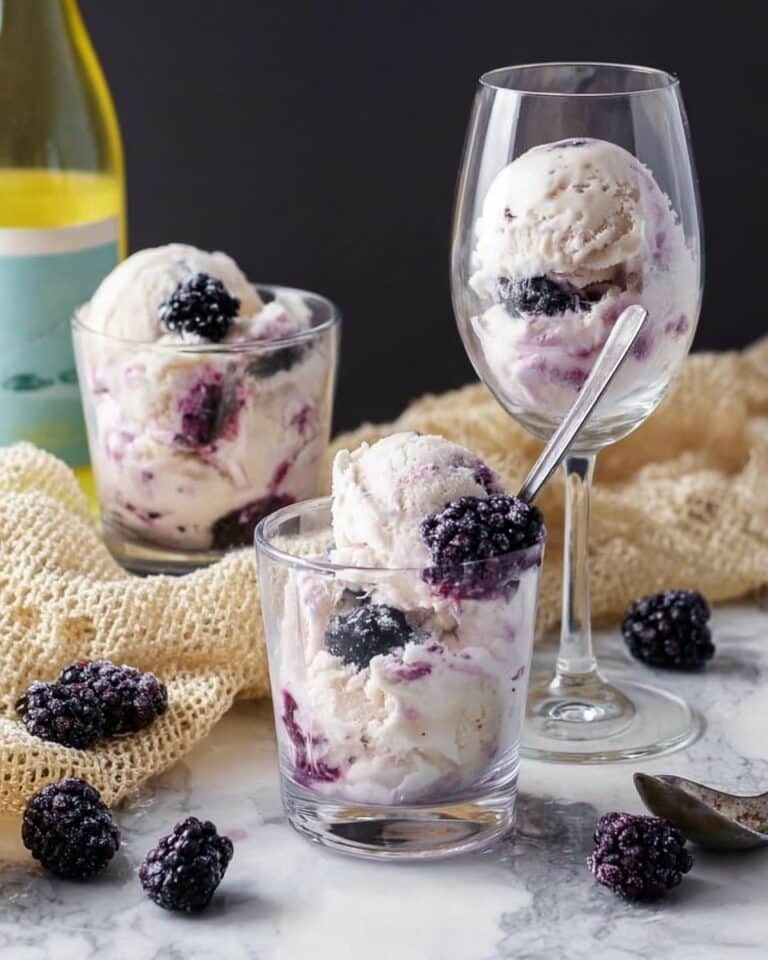 Moscato & Blackberry Ice Cream Recipe
