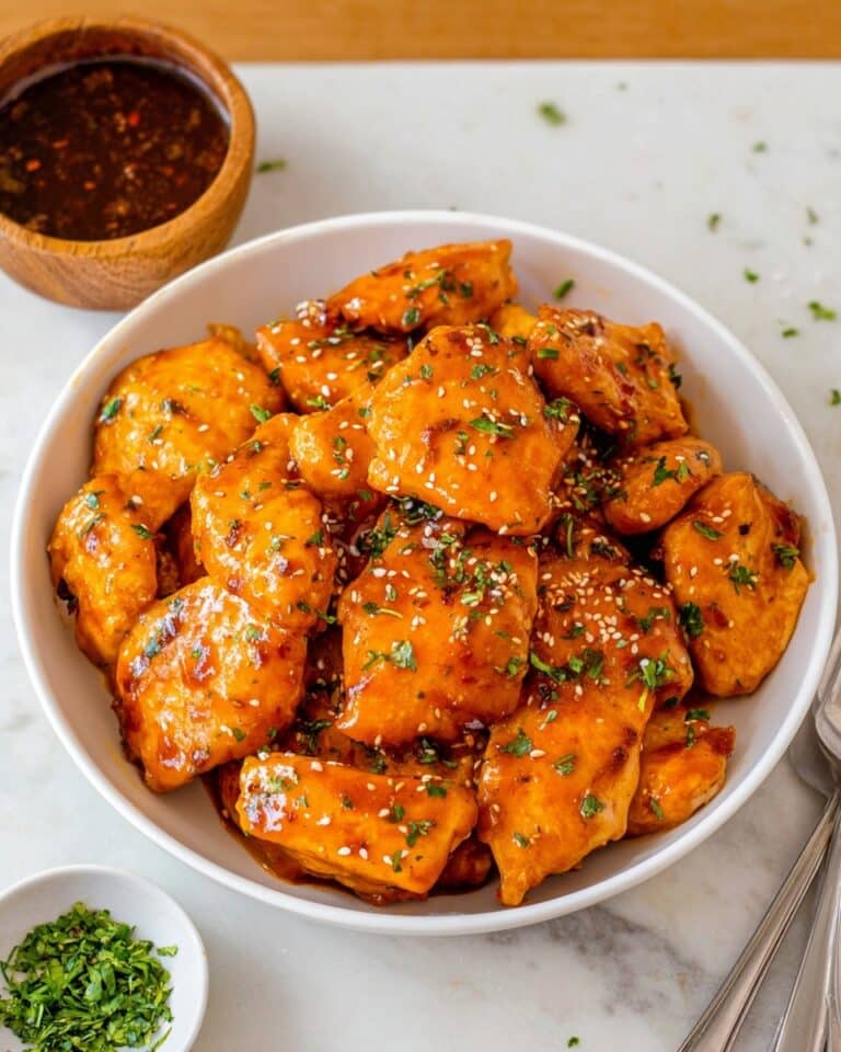 Air Fryer Honey BBQ Chicken Bites Recipe