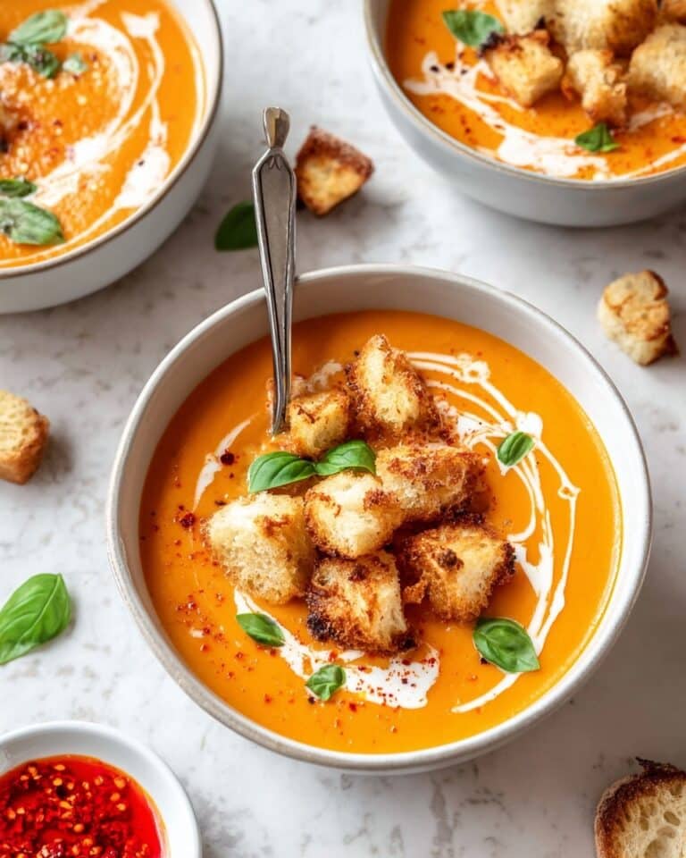 Spicy Tomato Soup with Calabrian Chilies Recipe