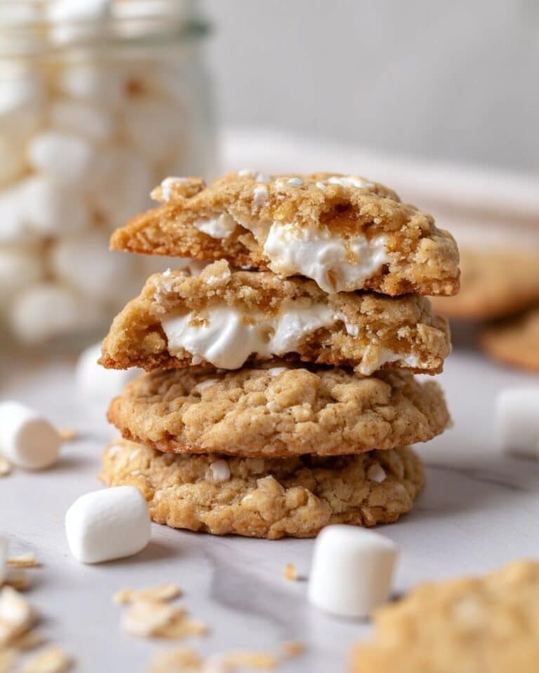 Marshmallow Crispy Cookies Recipe