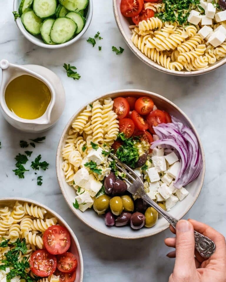 Vibrant Pasta Salad Without Mayo Recipe