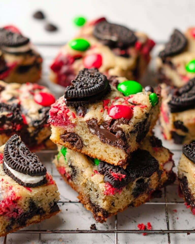 Santa’s Cookie Bars Recipe