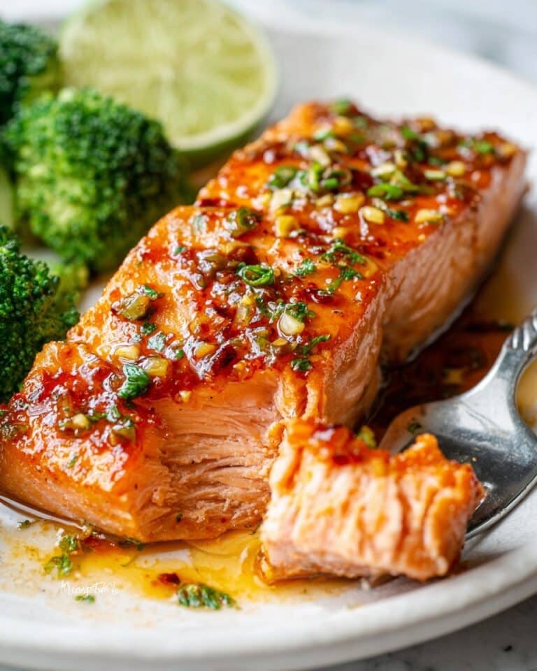Honey Glazed Salmon with Browned Butter Lime Sauce Recipe