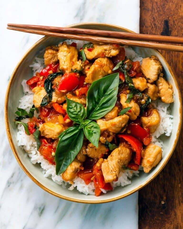 Thai Basil Chicken Stir Fry Recipe