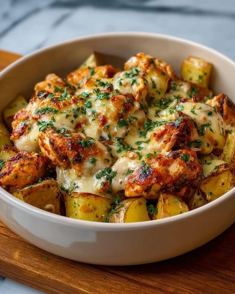 High Protein Creamy Garlic Cheesy Chicken Recipe