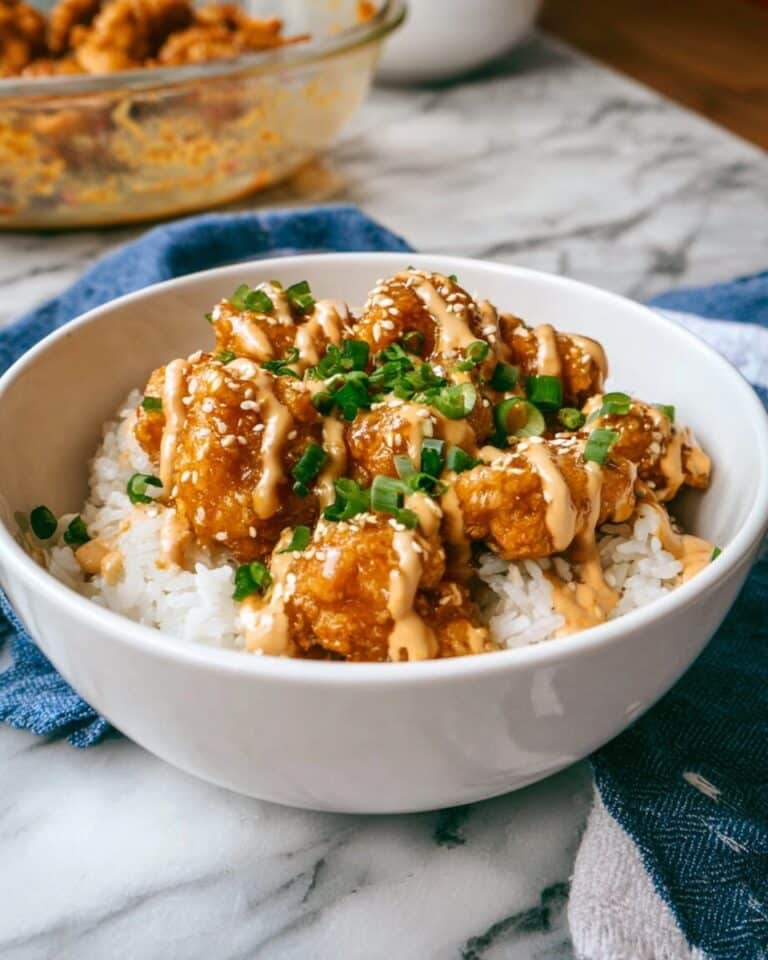 Quick and Easy Air Fryer Bang Bang Chicken Recipe